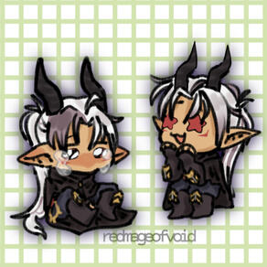 Flat Shaded Full Chibi Pair